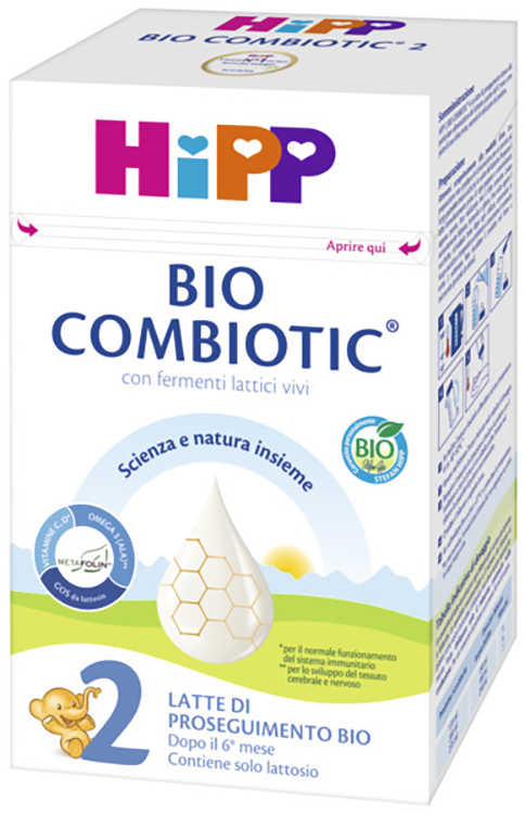 HIPP LATTE 2 COMBIOTIC 600 G BIO - Farmacia di Regoledo Srl