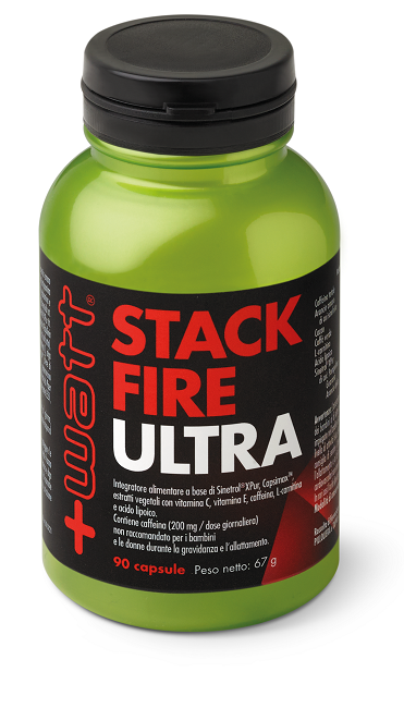 +Watt - Stack Fire Ultra - 90 Capsule   - Farmacia di Regoledo Srl