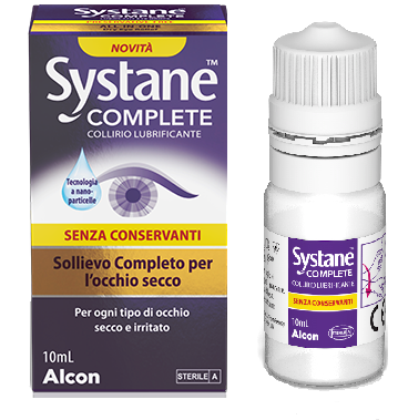 Systane complete - Collirio per l'occhio secco senza conservanti - flaconcino da 10ml - Farmacia di Regoledo Srl