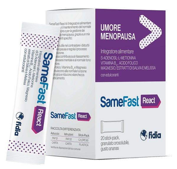 SAMEFAST REACT 20 STICK PACK - Farmacia di Regoledo Srl
