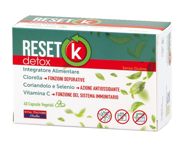 RESET K DETOX 40 CAPSULE - Farmacia di Regoledo Srl