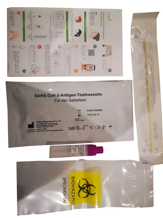 TEST ANTIGENICO RAPIDO COVID-19 HOTGEN AUTODIAGNOSTICO DETERMINAZIONE QUALITATIVA ANTIGENI SARS-COV-2 IN TAMPONI NASALI MEDIANTE IMMUNOCROMATOGRAFIA - Farmacia di Regoledo Srl