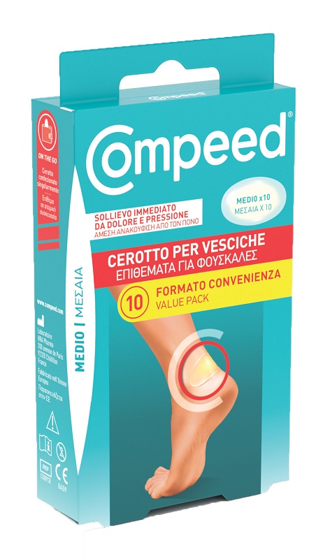 CEROTTI COMPEED PER VESCICHE MEDIO 10 PEZZI CARTON - Farmacia di Regoledo Srl