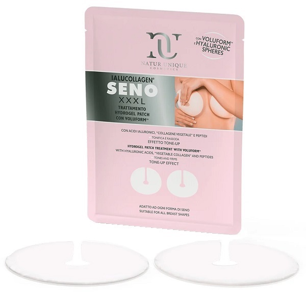 NATUR UNIQUE IALUCOLLAGEN SENO XXXL TRATTAMENTO HYDROGEL PATCH 2 PEZZI - Farmacia di Regoledo Srl