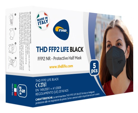 THD FFP2 LIFE BLACK - Farmacia di Regoledo Srl