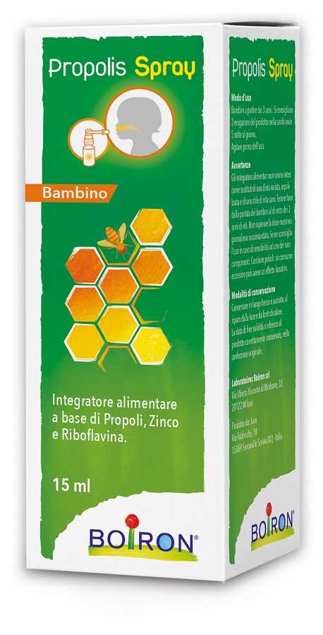 PROPOLIS SPRAY BAMBINO 15 ML - Farmacia di Regoledo Srl