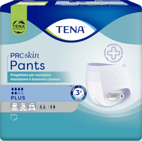 PANNOLONE PER INCONTINENZA TENA PANTS PLUS EXTRALARGE 12 PEZZI - Farmacia di Regoledo Srl