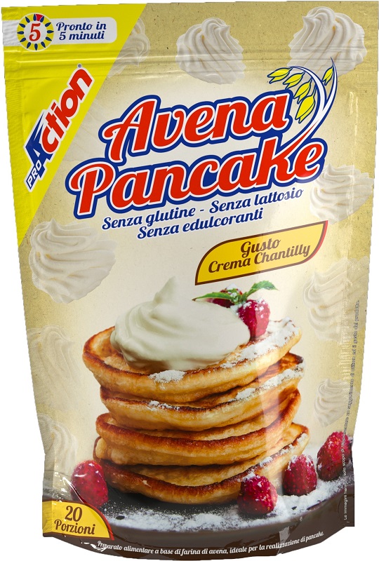 PROACTION AVENA PANCAKE CREMA CHANTILLY 1000 G - Farmacia di Regoledo Srl