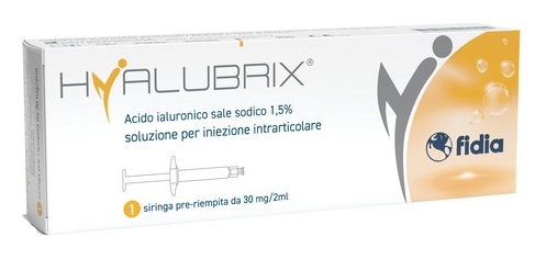 SIRINGA INTRA-ARTICOLARE HYALUBRIX ACIDO IALURONICO 1,5% 30 MG 2 ML NO ETO - Farmacia di Regoledo Srl