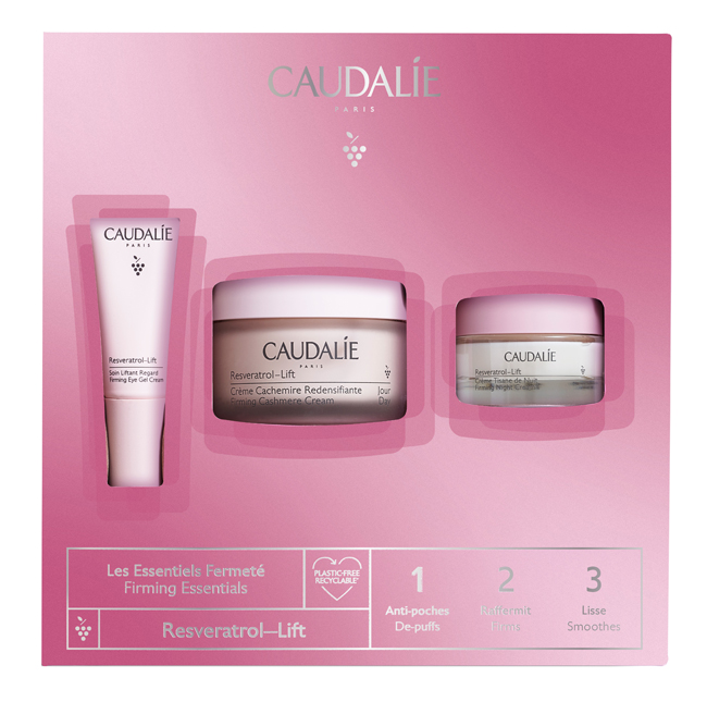RESVERATROL LIFT COFANETTO CASHMERE XMAS 2022 CREMA 50 ML + CREMA NOTTE 15 ML + CREMA OCCHI 5 ML - Farmacia di Regoledo Srl