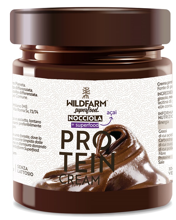 WILDFARM SUPERFOOD PROTEIN CREAM NOCCIOLA 200 G - Farmacia di Regoledo Srl