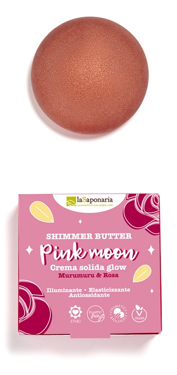 LA SAPONARIA CREMA SOLIDA GLOW PINK MOON MURUMURU & ROSA 80 G - Farmacia di Regoledo Srl
