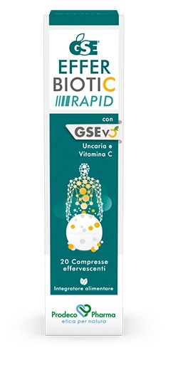 GSE EFFERBIOTIC RAPID 20 COMPRESSE - Farmacia di Regoledo Srl
