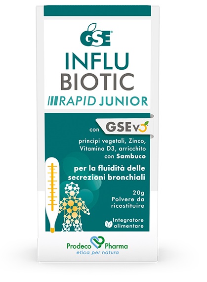GSE INFLUBIOTIC RAPID JUNIOR 20 G - Farmacia di Regoledo Srl