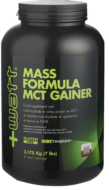 MASS FORMULA MCT GAINER NOCCIOLA 907 G - Farmacia di Regoledo Srl