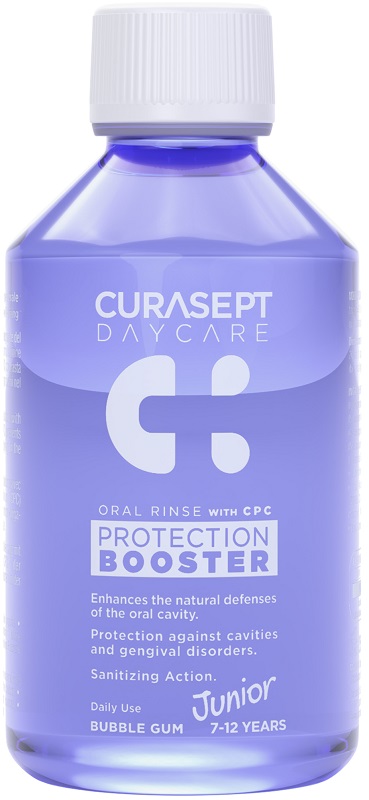 CURASEPT DAYCARE COLLUTORIO PROTECTION BOOSTER JUNIOR 250 ML - Farmacia di Regoledo Srl