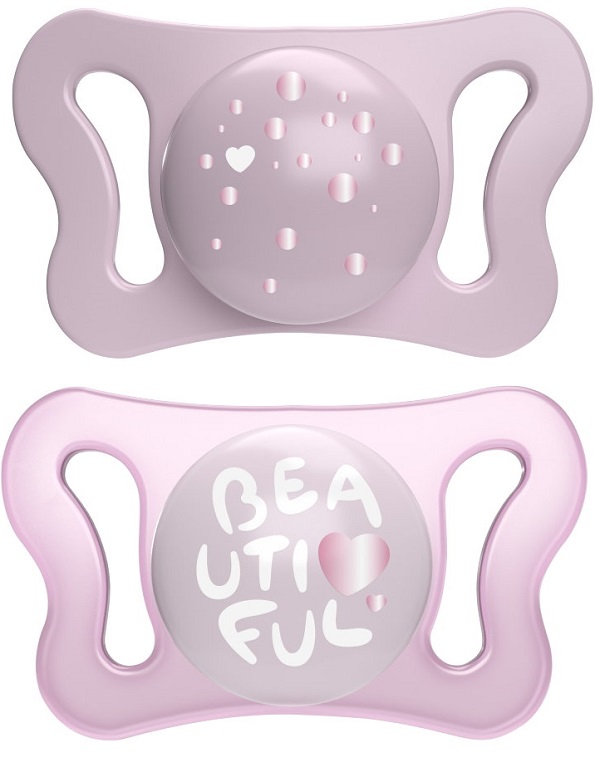 CHICCO SUCCHIETTO MICRO GIRL SILICONE 0-2M 2 PEZZI - Farmacia di Regoledo Srl