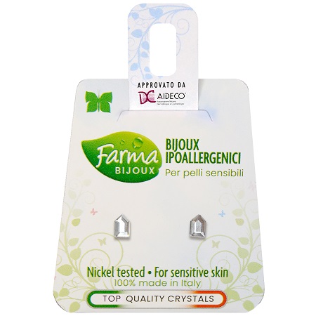 ORECCHINO CASETTA SWAROWSKI CRYSTAL - Farmacia di Regoledo Srl