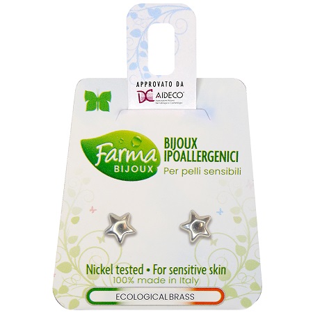 ORECCHINO STELLA BOMBATA LIGHT SILVER - Farmacia di Regoledo Srl