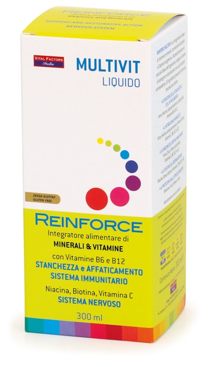 REINFORCE MULTIVITAMINE 300 ML - Farmacia di Regoledo Srl