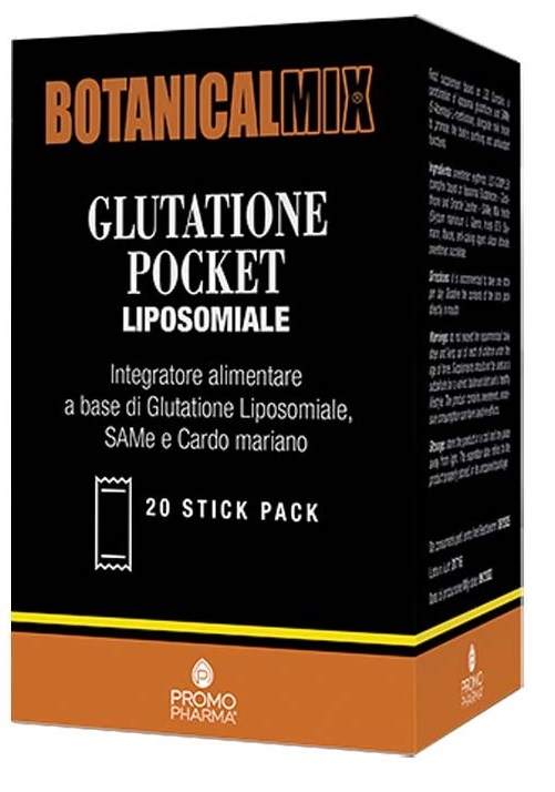 BOTANICALMIX GLUTATIONE POCKET LIPOSOMIALE 20 STICK DA 2 G - Farmacia di Regoledo Srl