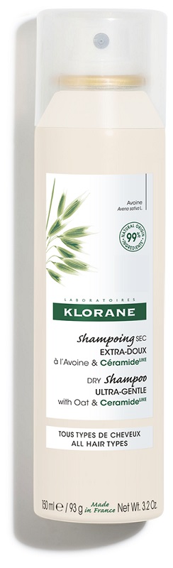 KLORANE SHAMPOO SECCO EXTRA DELICATO AVENA&CERAMIDE TUTTI I TIPI DI CAPELLI SPRAY 150 ML - Farmacia di Regoledo Srl