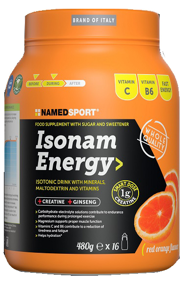 ISONAM ENERGY ORANGE 480 G 1 G CREATINA - Farmacia di Regoledo Srl