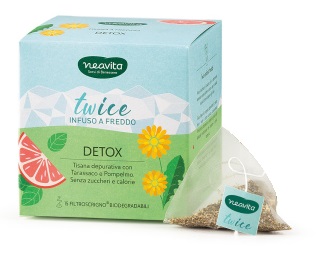 NEAVITA TWICE INFUSO DETOX FILTROSCRIGNO 15 FILTRI - Farmacia di Regoledo Srl