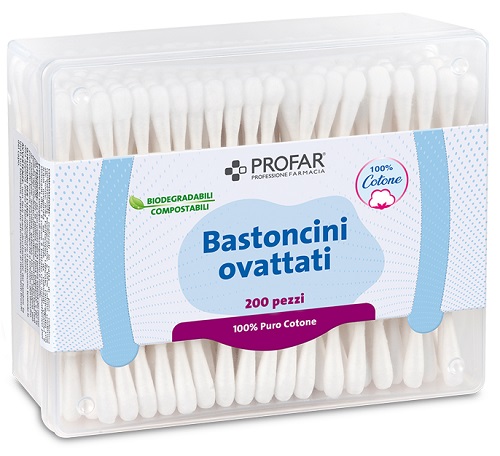PROFAR BASTONCINI OVATTATI 200 PEZZI - Farmacia di Regoledo Srl