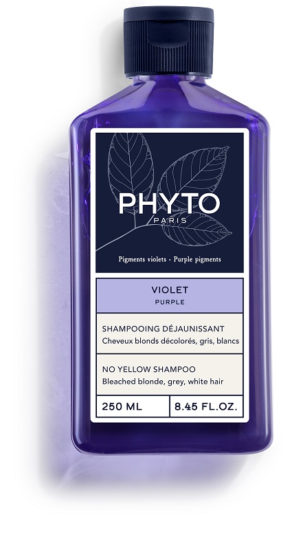 PHYTO PARIS VIOLET SHAMPOO ANTI GIALLO PER CAPELLI BIONDI DECOLORATI GRIGI BIANCHI 250 ML - Farmacia di Regoledo Srl