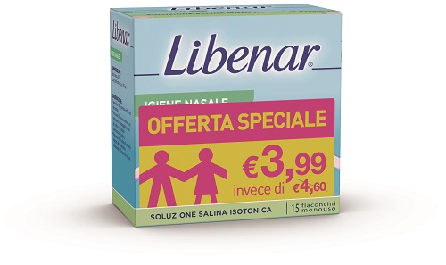 SOLUZIONE ISOTONICA LIBENAR 15 FLACONCINI DA 5 ML TAGLIO PREZZO - Farmacia di Regoledo Srl