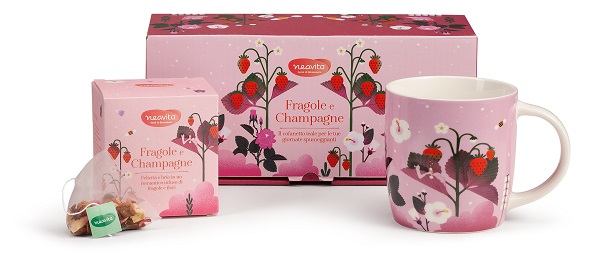 NEAVITA COFANETTO FRAGOLE E CHAMPAGNE INFUSO E MUG - Farmacia di Regoledo Srl