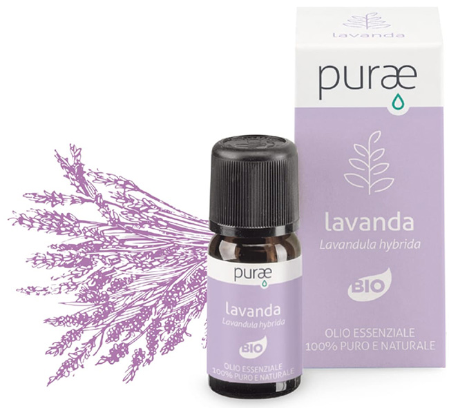 PURAE LAVANDA IBRIDA BIO OLIO ESSENZIALE 10 ML - Farmacia di Regoledo Srl