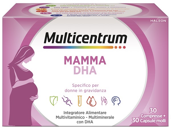 MULTICENTRUM MAMMA DHA 30 COMPRESSE + 30 CAPSULE - Farmacia di Regoledo Srl