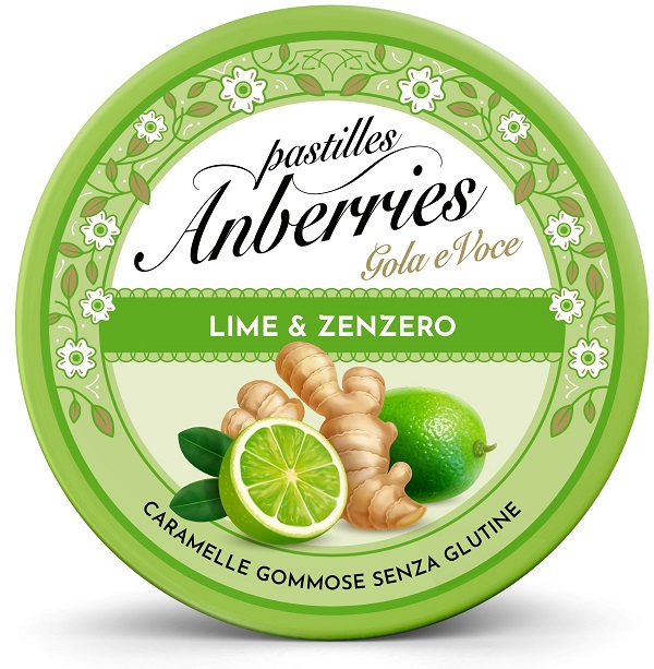 ANBERRIES LIME & ZENZERO 50 G - Farmacia di Regoledo Srl