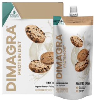 DIMAGRA PROTEIN DIET BISCOTTO 7 PEZZI DA 220 G - Farmacia di Regoledo Srl