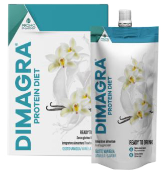 DIMAGRA PROTEIN DIET VANIGLIA 7 PEZZI DA 220 G - Farmacia di Regoledo Srl