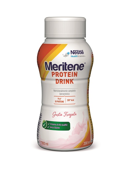 MERITENE PROTEIN DRINK FRAGOLA 200 ML - Farmacia di Regoledo Srl