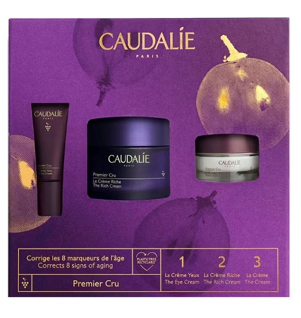 PREMIER CRU COFANETTO XMAS 2023 1 CREMA RICCA PREMIER CRU 50 ML + 1 PREMIER CRU OCCHI 5 ML + 1 CREMA PREMIER CRU 15 ML - Farmacia di Regoledo Srl