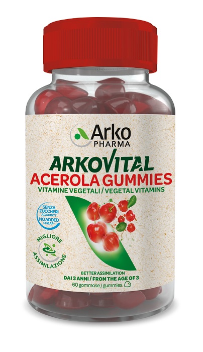 ARKOVITAL ACEROLA 60 GUMMIES - Farmacia di Regoledo Srl