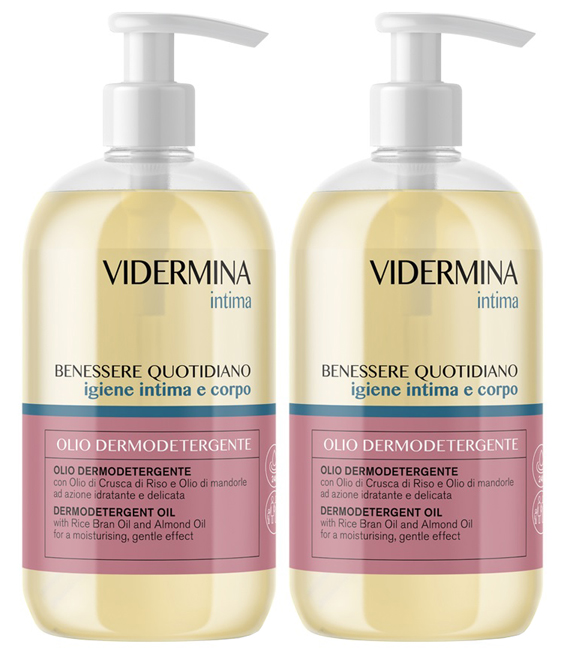 VIDERMINA INTIMO OLIO DETERGENTE BIPACK 500 ML - Farmacia di Regoledo Srl