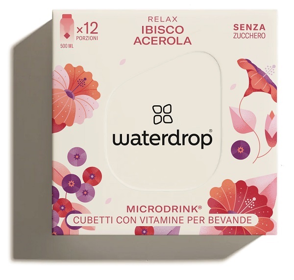 WATERDROP MICRODRINK RELAX 12 CUBETTI - Farmacia di Regoledo Srl