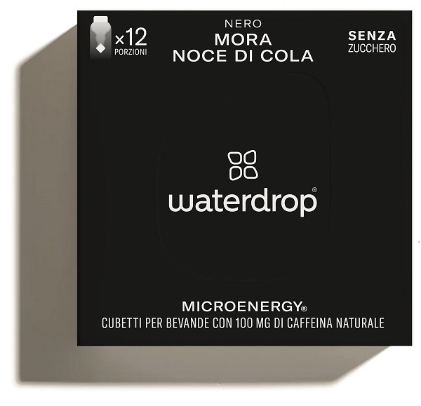 WATERDROP MICROENERGY NERO 12 CUBETTI - Farmacia di Regoledo Srl