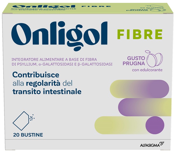 ONLIGOL FIBRE PRUGNA 20 BUSTINE - Farmacia di Regoledo Srl