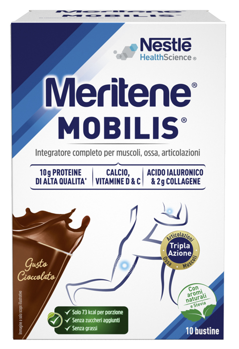 MERITENE MOBILIS CHOCOLATE 8 10 BUSTINE - Farmacia di Regoledo Srl