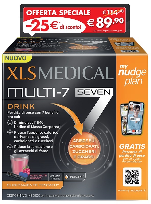 XLS MEDICAL MULTI 7 60 STICK TAGLIO PREZZO - Farmacia di Regoledo Srl