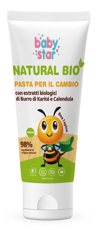 BABYSTAR PASTA CAMBIO PROTETTIVA NATURAL BIO 100 ML - Farmacia di Regoledo Srl