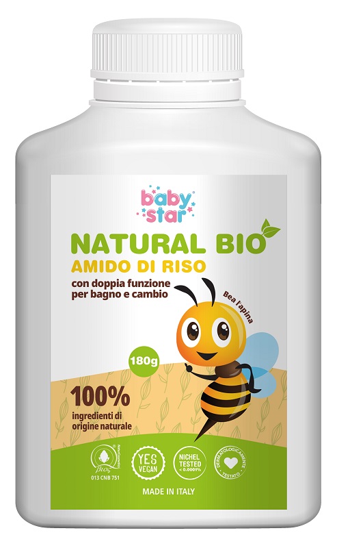 BABYSTAR AMIDO DI RISO NATURAL BIO 180 G - Farmacia di Regoledo Srl