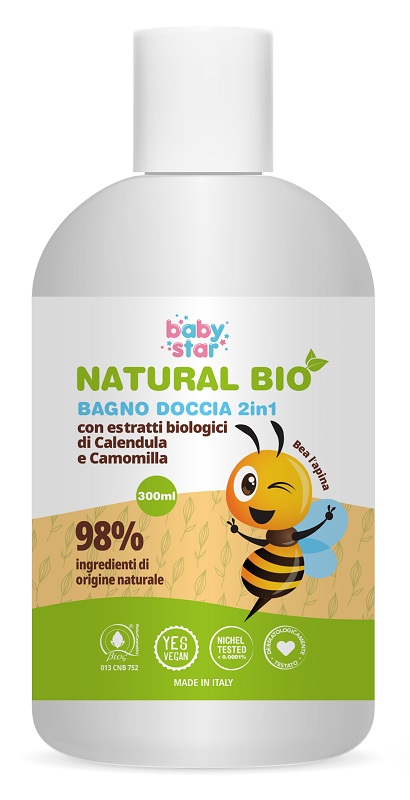 BABYSTAR BAGNODOCCIA 2IN1 NATURAL BIO - Farmacia di Regoledo Srl