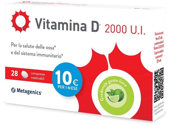 VITAMINA D 2000UI 28 COMPRESSE MASTICABILI - Farmacia di Regoledo Srl